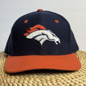 Vintage 90s Denver Broncos Wool Acrylic Cap Hat Snapback Twin Enterprises NFL